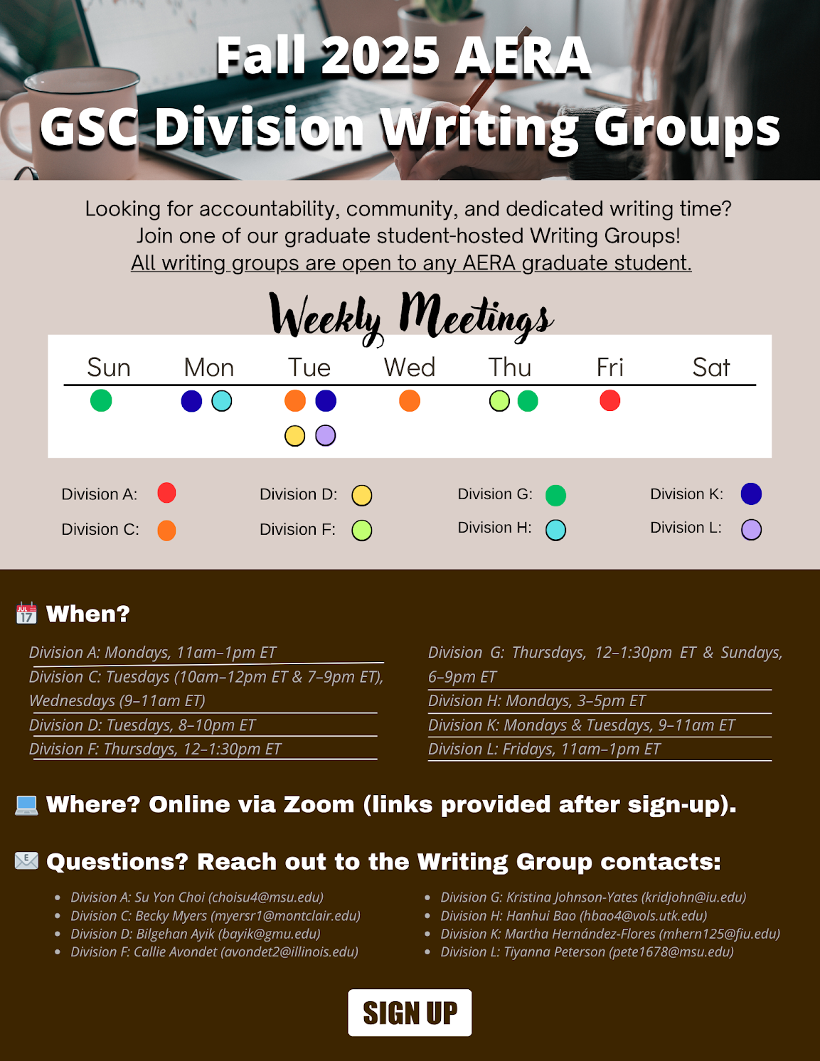 AERA GSC Writing Groups Fall 2025